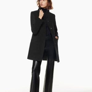 ARITZIA WILFRED COCOON COAT - SIZE M - BLACK